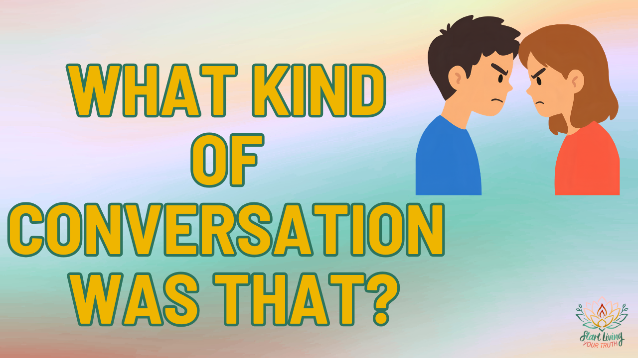 What Kind of Conversation Was That?